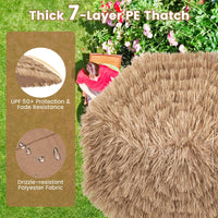 Tangkula 8Ft Tiki Patio Umbrella for Garden
