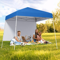 Tangkula 10x10 FT Pop Up Canopy with Sidewall