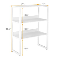 Tangkula 3-Tier Countertop Storage Hutch with Open Shelves (1/2)