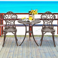 3 Pieces Outdoor Bistro Set, Patio Furniture Set