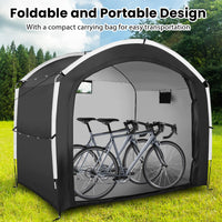 Tangkula Bike Storage Shed for 5 Bikes