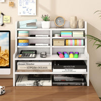 Tangkula Double 6-Tier Desktop File Organizer