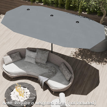 Tangkula 13 FT Large Patio Umbrella