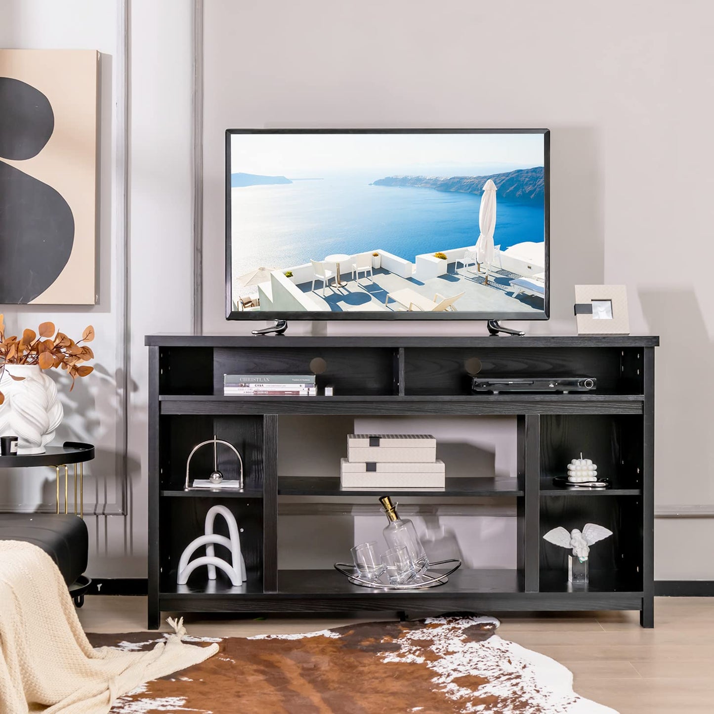 Tangkula TV Stand for TVs up to 65" for Living Room