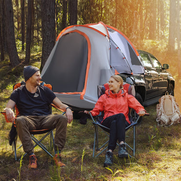 Tangkula Pickup Truck Tent for 2-Person Sleeping, 5 FT Truck Bed Tent Mid Size