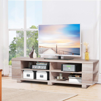 Wood TV Stand for TVs up to 65 Inch - Tangkula