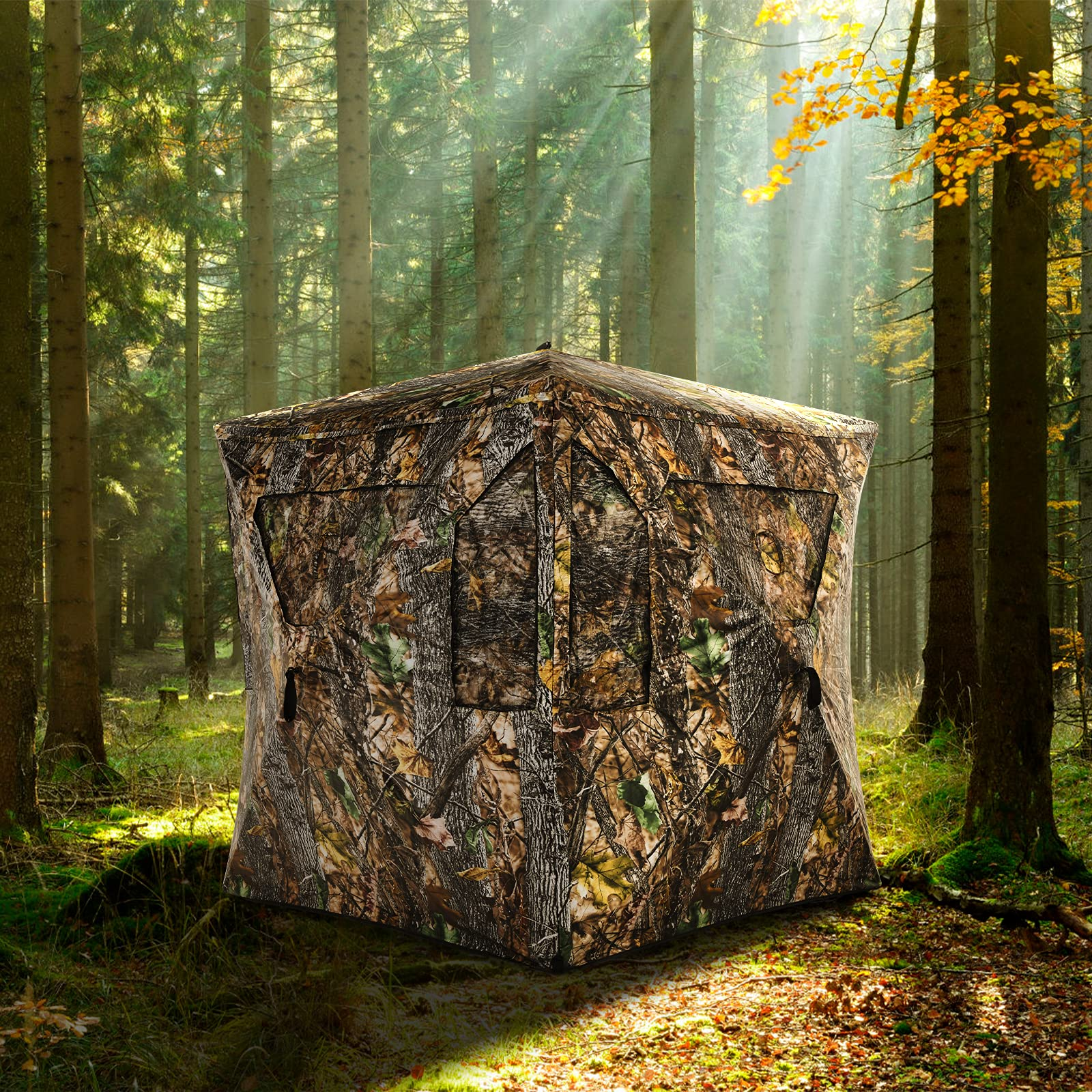 2-3 Person Pop up Ground Blind - Tangkula