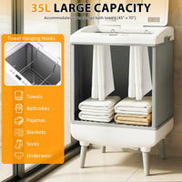 Tangkula Towel Warmer for Bathroom 35L Blanket Warmer