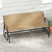 Tangkula 2/3-Person Outdoor Glider Bench