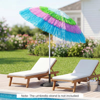 Tangkula 6FT Tiki Patio Umbrella with Carrying Bag