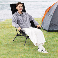Tangkula Portable High Back Camping Chairs Set for Backpacking Hiking Beach Travel