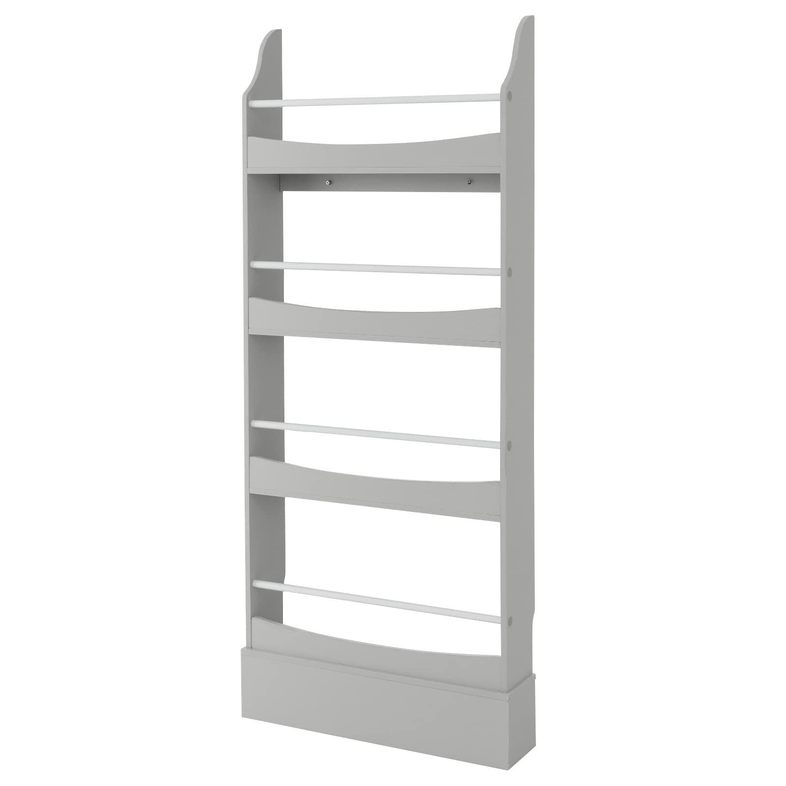 Bookcase Rack Wall for Books & Magazines - Tangkula