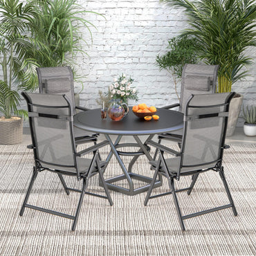 Tangkula Folding Patio Chairs Set