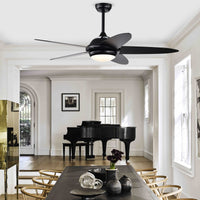 Tangkula 52 Inch Ceiling Fan with Lights, Indoor Modern LED Ceiling Fan