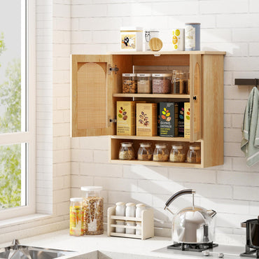 Tangkula Wall-Mounted Medicine Cabinet