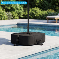 Tangkula 2-Pack 90 LBS Umbrella Base for Garden Backyard Pool