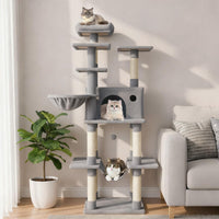 Tangkula 63 Inch Tall Cat Tree with Sisal Scratching Posts