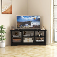 Tangkula Farmhouse TV Stand for TVs up to 65 Inch