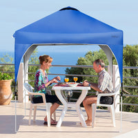 Tangkula 6.6 x 6.6 FT Outdoor Pop up Canopy Tent for Camping
