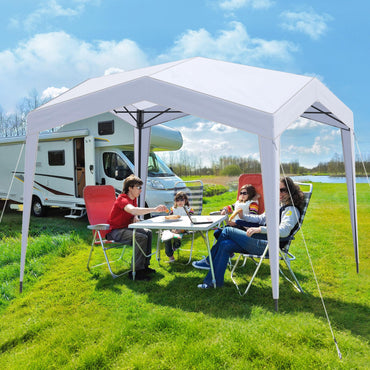 Tangkula 10x10Ft Pop up Canopy UPF50+ Portable Outdoor Tent with Wheeled Bag