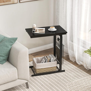 Tangkula Sofa Side End Table C Table Laptop Holder