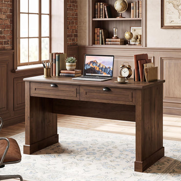 Tangkula 48” Computer Desk with 2 Drawers