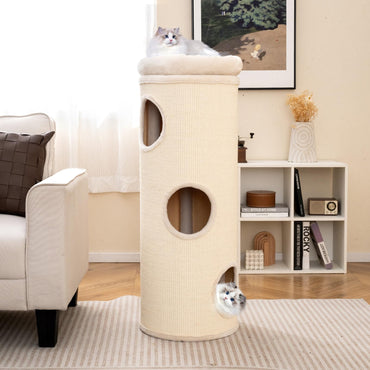 Tangkula 4 Story Cat Tree Condo