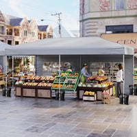 Tangkula 10x20 FT Pop Up Canopy with Center Lock