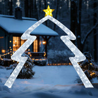 Tangkula 10.4 FT Christmas Archway for Yard