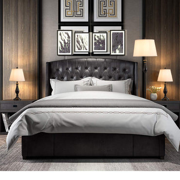 Tangkula 3 Piece Vintage Style Metal Table and Floor Lamp Set