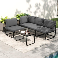 Tangkula 4 Pieces Patio Furniture Set for Garden