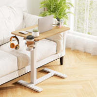 Tangkula Mobile Standing Desk Pneumatic Height Adjustable Rolling Desk
