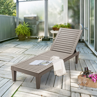 Tangkula Outdoor Chaise Lounge Chair