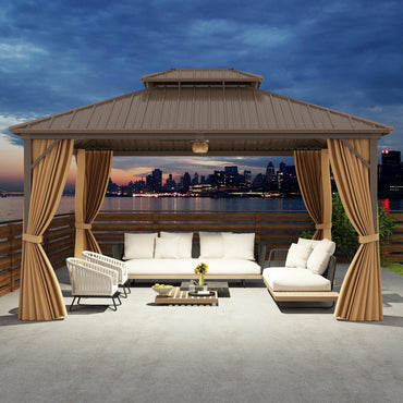 Tangkula 14 x 12 FT Hardtop Gazebo