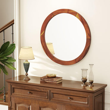 Tangkula Arched Wall Mirror
