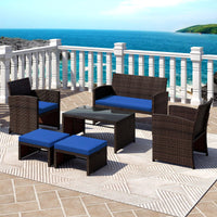 Tangkula 6 Pieces Patio Furniture Set