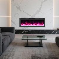Tangkula 50” Wi-Fi Enabled Electric Fireplace