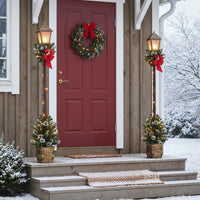 Tangkula 6.1 FT Christmas Lighted Street Lamp