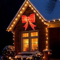 Tangkula 37” Lighted Christmas Bow Decoration