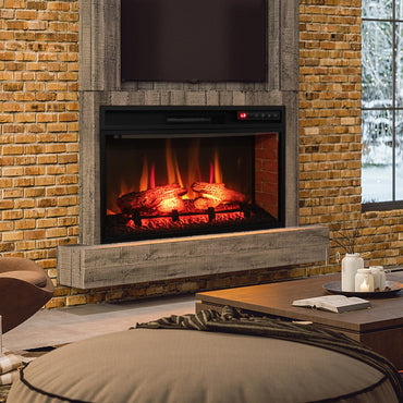 Tangkula 26 Inch 1500W Infrared Quartz Electric Fireplace Insert