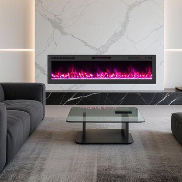 Tangkula 68” Wi-Fi Enabled Electric Fireplace