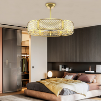 Tangkula Caged Ceiling Fan with Light