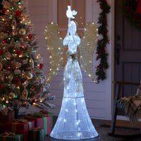 Tangkula 5.5 FT Christmas Lighted Angel