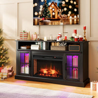 Tangkula Fireplace TV Stand for TVs Up to 65"