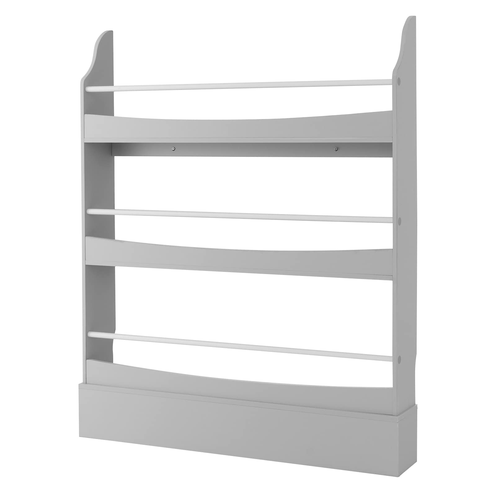 Bookcase Rack Wall for Books & Magazines - Tangkula