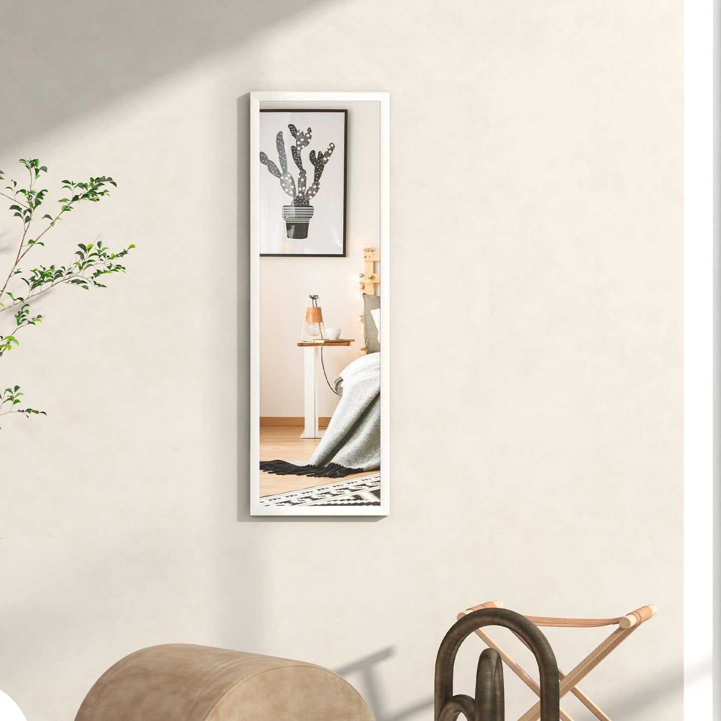 Tangkula Full Length Door Mirror Wall Mirror for Home Office Dorm