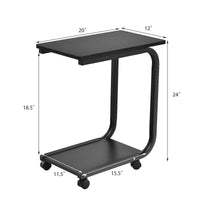 Tangkula C Table Sofa Side Table for Living Room