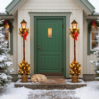 Tangkula 6.1 FT Christmas Lighted Street Lamp