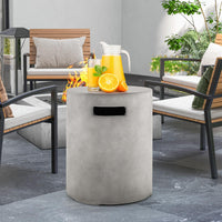 Tangkula 16 Inch Propane Tank Cover Table, Propane Tank Cover for Standard 20 LBS Propane Gas Tank