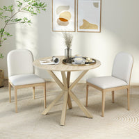 Tangkula 36" Round Dining Table for Home